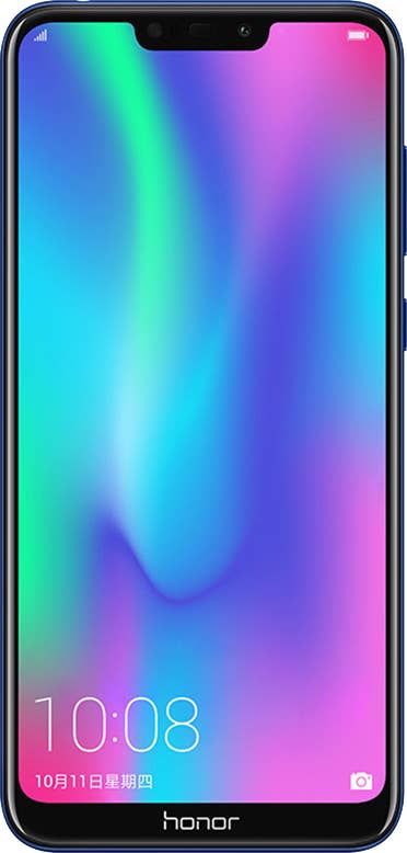 Honor 8C Mitternacht Front