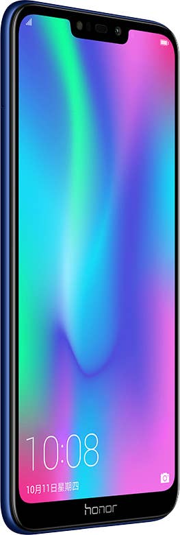 Honor 8C Mitternacht Front Links
