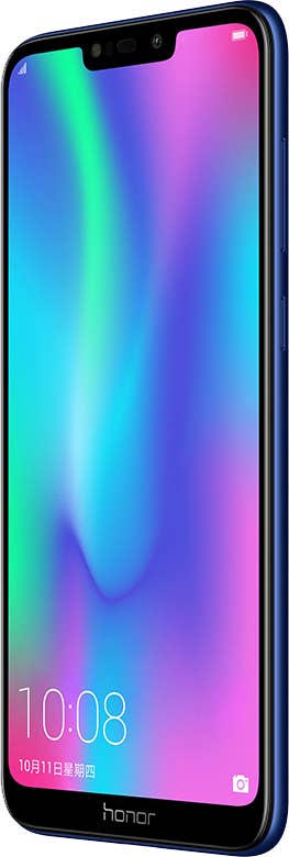 Honor 8C Mitternacht Front Rechts
