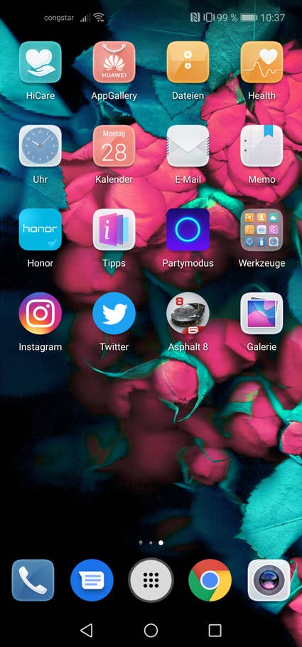 Honor View 20 Apps-Screen