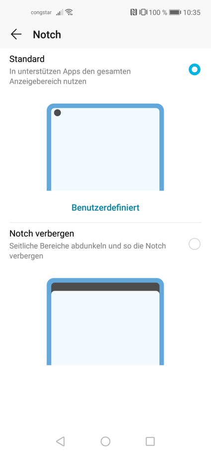 Honor View 20 Notch