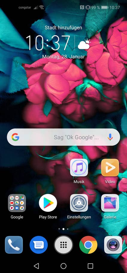 Honor View 20 Homescreen