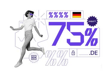 Rabatt-Aktion mit 75 Prozent bei Hostinger