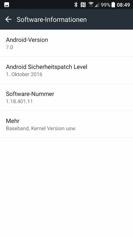 HTC 10 evo - Menü und Einstellungen