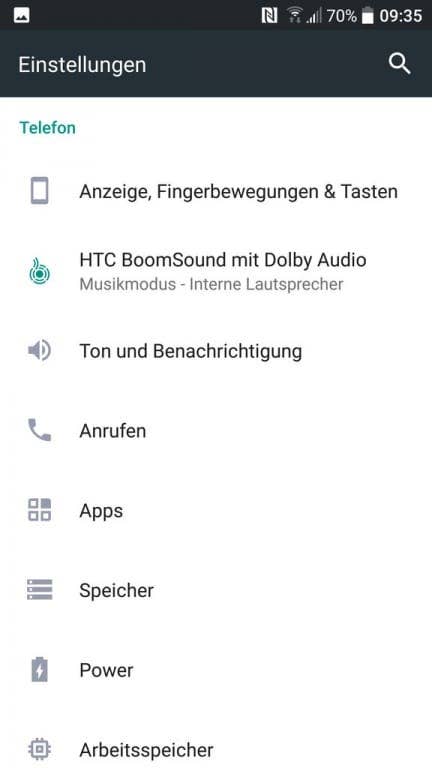 HTC 10 im Test: Screenshots
