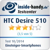 HTC Desire 510: Testsiegel