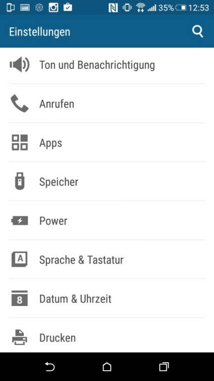 HTC Desire 626: Screenshots Android und Benutzeroberfläche