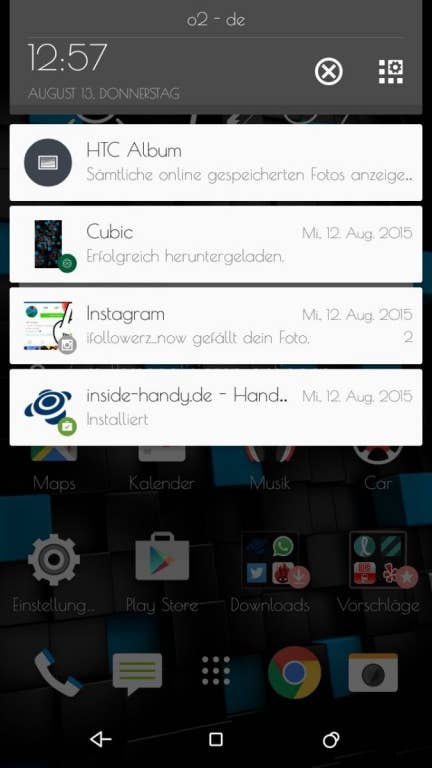 HTC Desire 626: Screenshots Android und Benutzeroberfläche