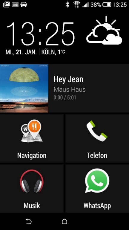 HTC Desire 820: Screenshots der Nutzeroberfläche