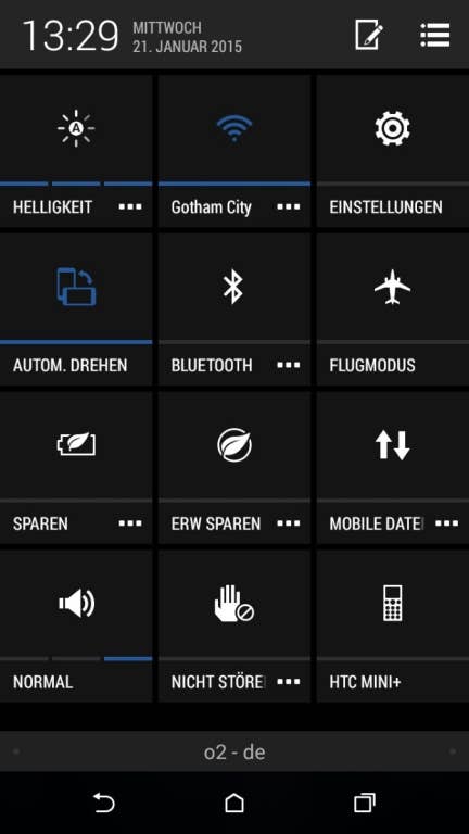 HTC Desire 820: Screenshots der Nutzeroberfläche