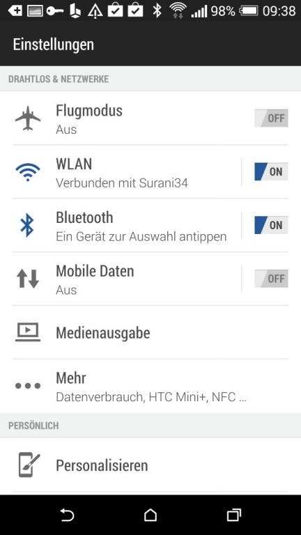 HTC Desire Eye Screenshots