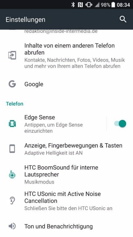 HTC Edge Sense: Die Sensorsteuerung des HTC U11 im Test