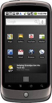 HTC Nexus One Datenblatt - Foto des HTC Nexus One