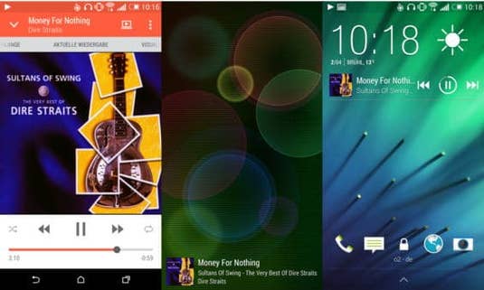 HTC One (M8): Musik-App