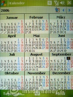 HTC P3600: Kalender