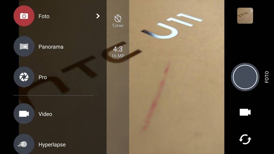 HTC U11 Life - Kamera-App