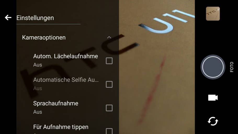 HTC U11 Life - Kamera-App