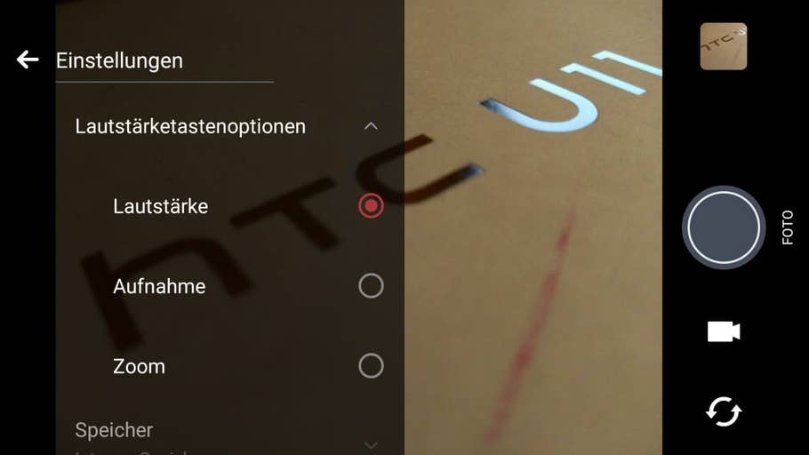 HTC U11 Life - Kamera-App