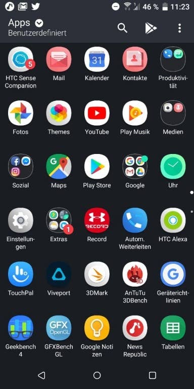 HTC U12+ im Test: Screenshots