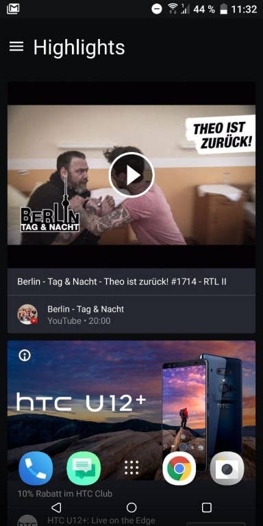HTC U12+ im Test: Screenshots