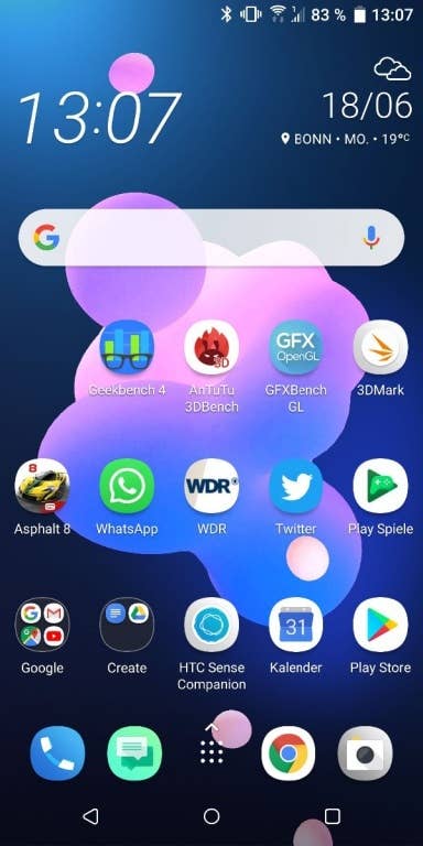 HTC U12+ im Test: Screenshots