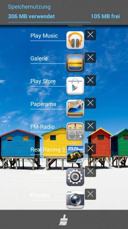 Huawei Ascend Y530: Screenshots Benutzeroberfläche