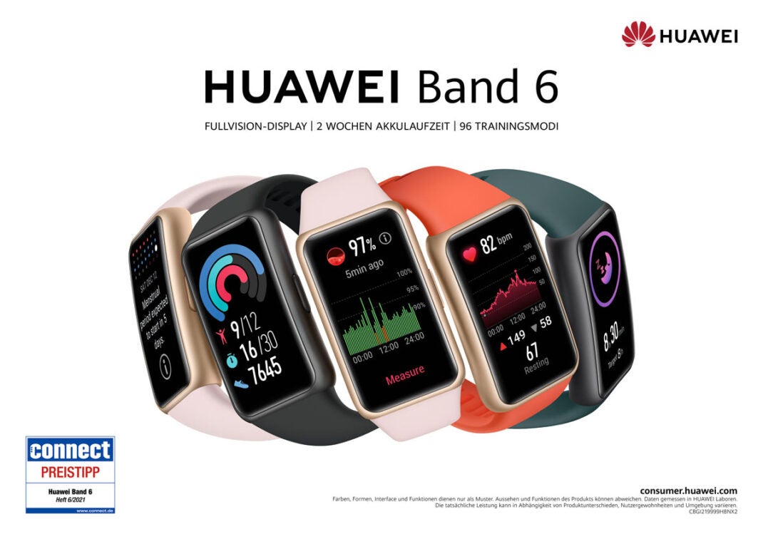 Huawei Band 6 Fitnesstracker Banner
