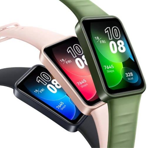 Huawei Band 8 in drei Farben