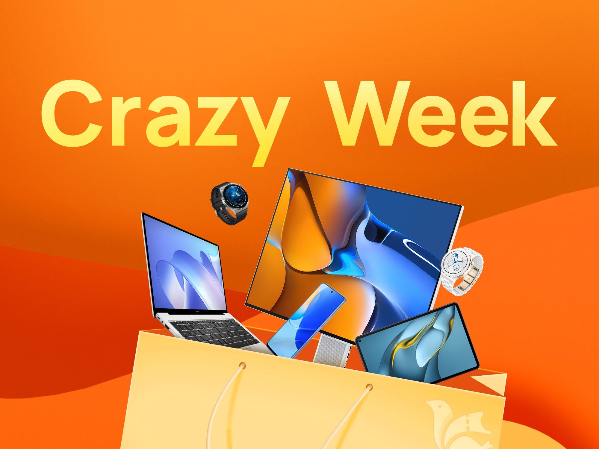 #HUAWEI feiert „Crazy Week“: i7-Laptop für Kreative – 600-Euro-Monitor geschenkt dazu
