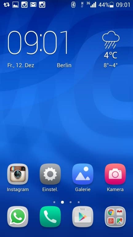 Huawei Honor 3C: Screenshots Android 4.2.2 und Emotion UI 2.0