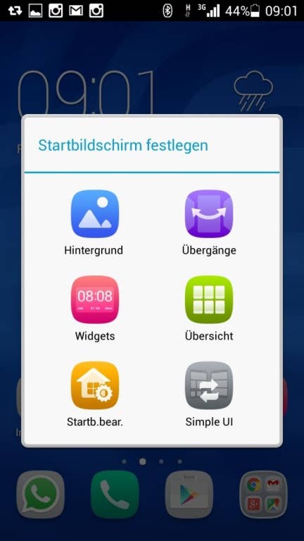 Huawei Honor 3C: Screenshots Android 4.2.2 und Emotion UI 2.0