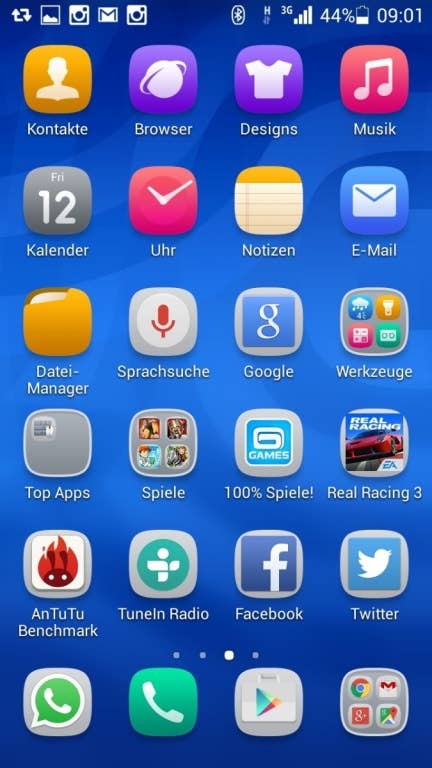 Huawei Honor 3C: Screenshots Android 4.2.2 und Emotion UI 2.0