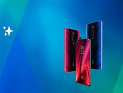 Huawei K20 Pro vor blauem Huntergrund