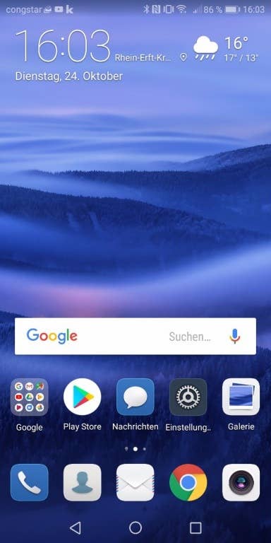 Huawei Mate 10 Pro: Software und Benutzeroberfläche