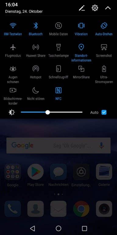 Huawei Mate 10 Pro: Software und Benutzeroberfläche