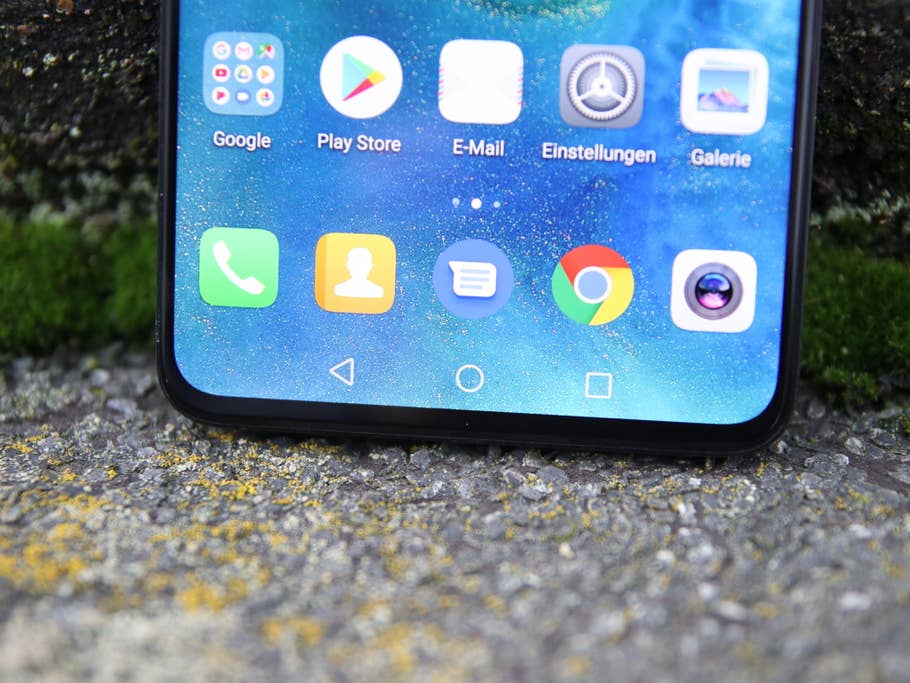Untere Displayhälfte des Huawei Mate 20.