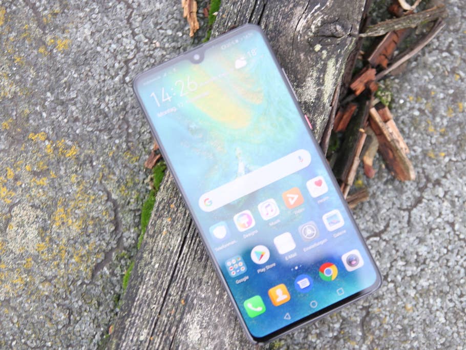 Vorderseite des Huawei Mate 20.