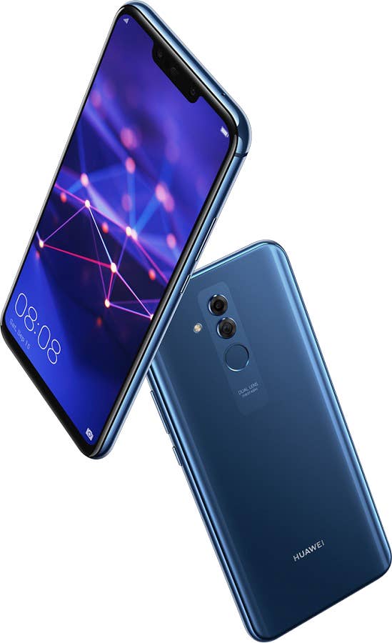 huawei mate 20 lite blau