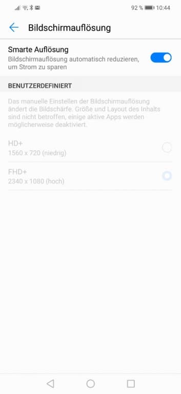 Huawei Mate 20 Lite im Test: Display