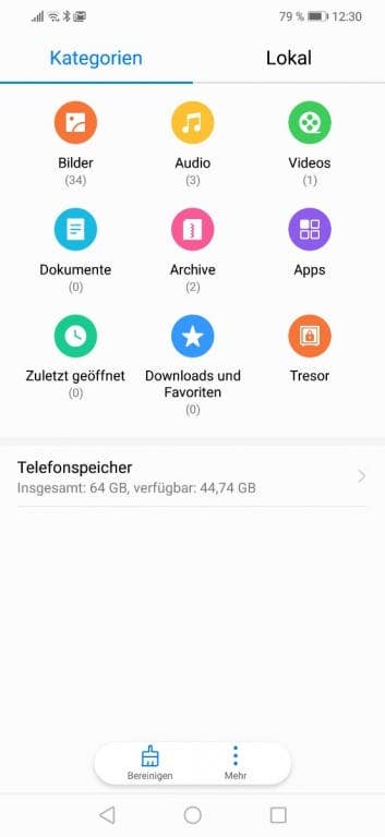 Huawei Mate 20 Lite im Test: Screenshots