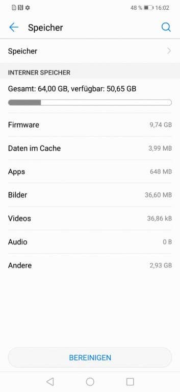 Huawei Mate 20 Lite im Test: Screenshots