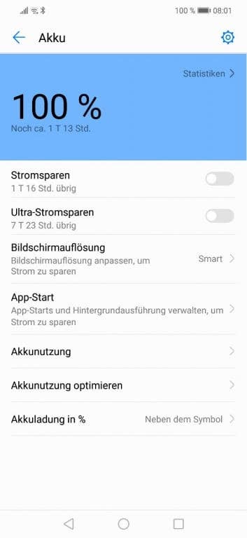 Huawei Mate 20 Lite im Test: Screenshots