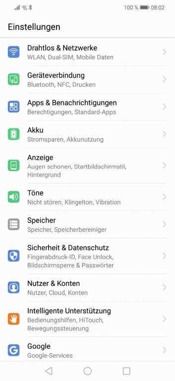 Huawei Mate 20 Lite im Test: Screenshots