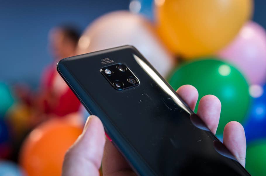 Die Rückseite des Hauwei Mate 20 Pro