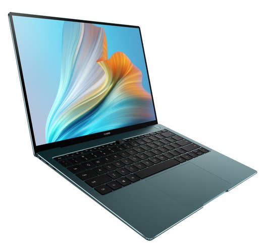 Huawei MateBook X Pro (2021) geöffnet in der Frontansicht.