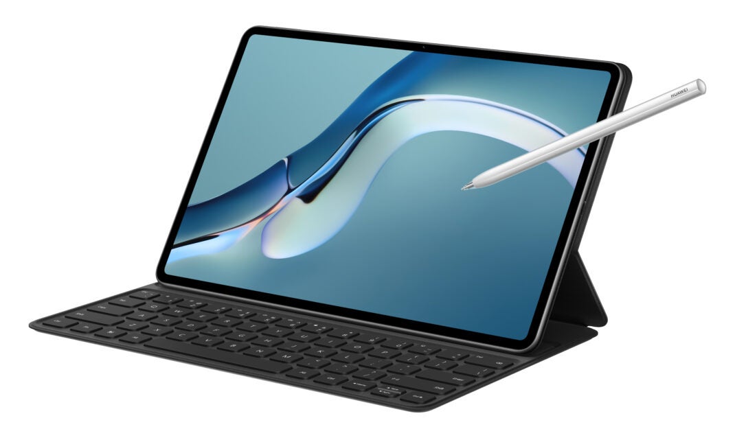 Das MatePad Pro 12,6 mit optionaler Tastatur und Stift