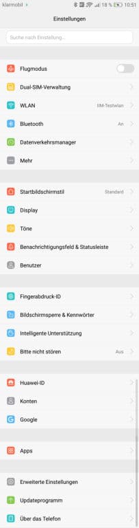 Huawei Nova Plus: Screenshots