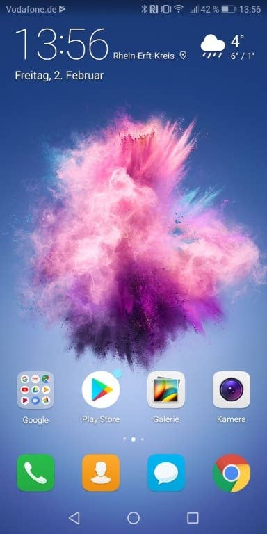 Huawei P smart: Die Software