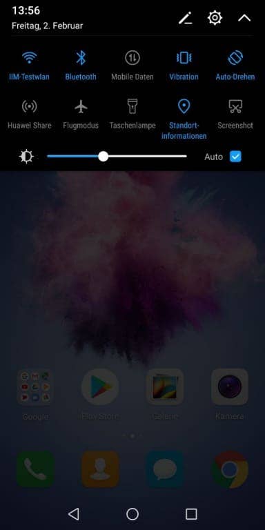 Huawei P smart: Die Software