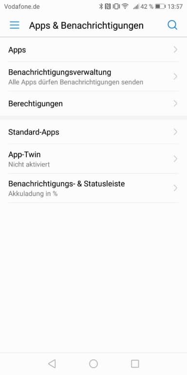 Huawei P smart: Die Software